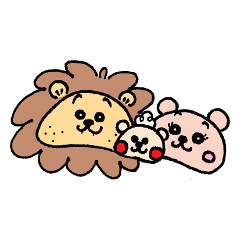 [LINEスタンプ] ライオンでいたい男たち