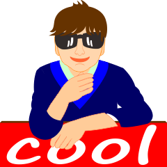 [LINEスタンプ] cool cool