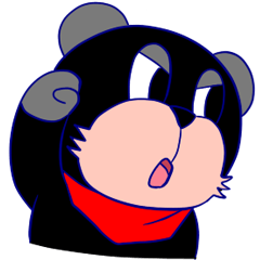 [LINEスタンプ] メッセージ付きビスボーくん 第2弾
