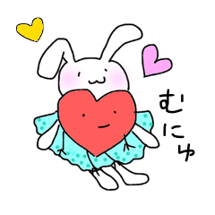 [LINEスタンプ] うさぎ界のモデル