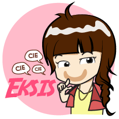 [LINEスタンプ] Cewek (sok) Eksis