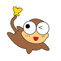 [LINEスタンプ] ひょうきん・さるくん