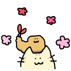 [LINEスタンプ] エビフライちゃんとチャコちゃんスタンプ