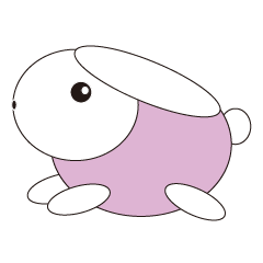 [LINEスタンプ] Little Pink Rabbit