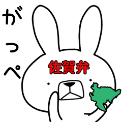 [LINEスタンプ] 方言うさぎ 佐賀弁編2