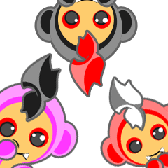 [LINEスタンプ] Monmon, the Demon Monkey