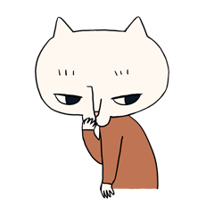 [LINEスタンプ] 口下手猫さん