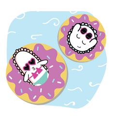[LINEスタンプ] Jay and May : Holiday