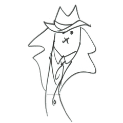 [LINEスタンプ] ハードボイルドねこさん