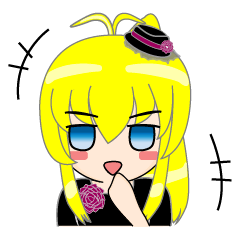 [LINEスタンプ] circular girl