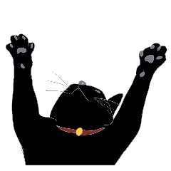 [LINEスタンプ] 黒猫の大ちゃん第2弾の画像（メイン）