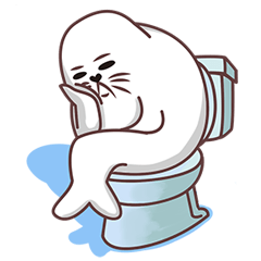 [LINEスタンプ] lazy's Mr. seals