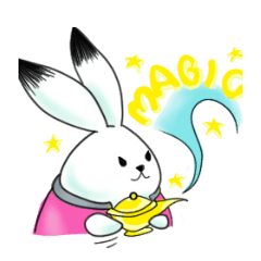 [LINEスタンプ] Aladdin Rabbit