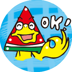 [LINEスタンプ] The Kitchen War - Watermelon Bird