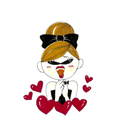 [LINEスタンプ] セレブ子ちゃん