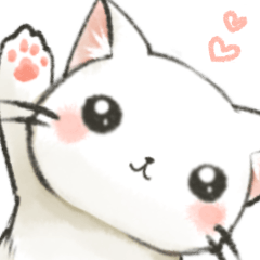 [LINEスタンプ] 綿毛ねこ