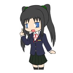 [LINEスタンプ] SDチックな女の子たち