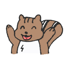 [LINEスタンプ] 丘の上薬局 クスりすくん