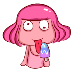 [LINEスタンプ] Lovely Pink Girl ' Life