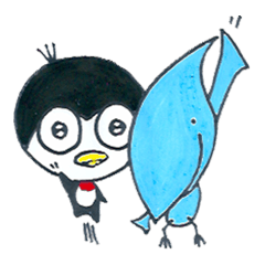 [LINEスタンプ] Every day of puteranodon and swallow