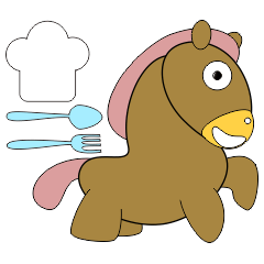 [LINEスタンプ] Uncle horse
