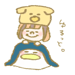 [LINEスタンプ] かぶりものーず