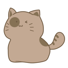 [LINEスタンプ] Daily Life of A Fat Catの画像（メイン）