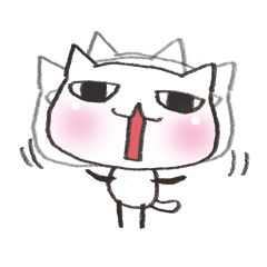 [LINEスタンプ] ぶさねこシロ2