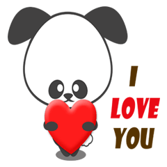 [LINEスタンプ] Little Cutie Pandy