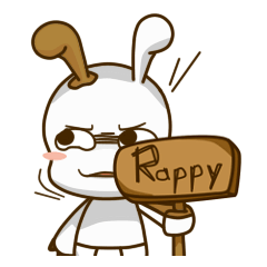 [LINEスタンプ] Rappy's little squirrel