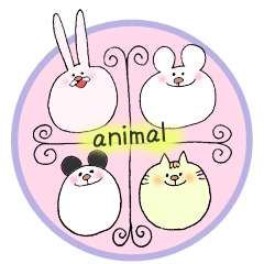 [LINEスタンプ] ボーダーシャツアニマルズ 