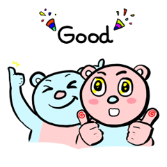 [LINEスタンプ] Twin Bear