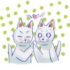 [LINEスタンプ] 病弱キャッツ