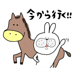 [LINEスタンプ] うさぎの会話4