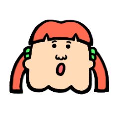 [LINEスタンプ] しもぶくれファミリー