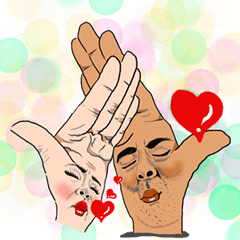 [LINEスタンプ] EveryBody Hands and feet moving together