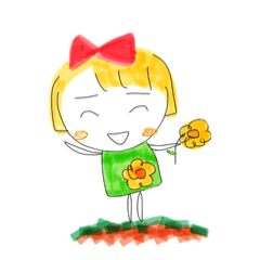 [LINEスタンプ] お嬢ちゃん