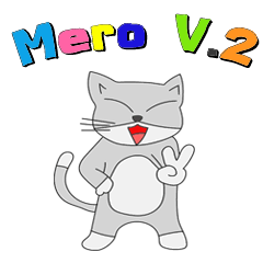 [LINEスタンプ] Mero cat v.2