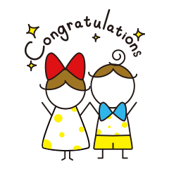 [LINEスタンプ] Little Girl ＆ Little Boy vol.1 fetchpriority=high