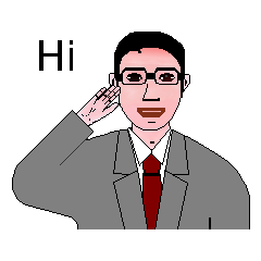 [LINEスタンプ] Smart Working, Men's Style