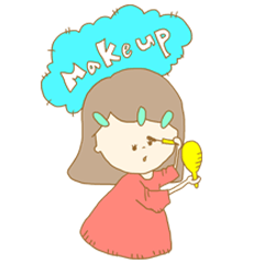 [LINEスタンプ] ビビット女子