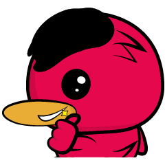 [LINEスタンプ] Red beans duck