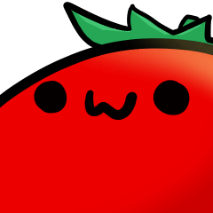 [LINEスタンプ] トマトが色んな顔をするだけ