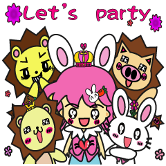 [LINEスタンプ] Mina princess fantasy world