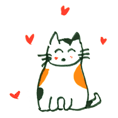 [LINEスタンプ] かぎしっぽさん 