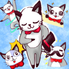 [LINEスタンプ] ジェントル-mew 