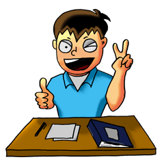 [LINEスタンプ] The work on the desk