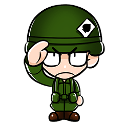 [LINEスタンプ] Private Ace 