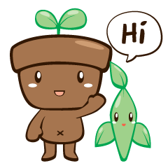 [LINEスタンプ] Tonkla ＆ Dindee English version