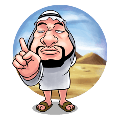 [LINEスタンプ] Handsome Uncle from Middle Eastの画像（メイン）